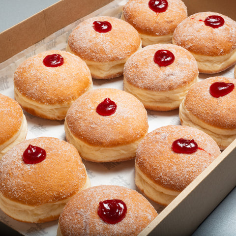 Jam Filled Doughnuts Platter