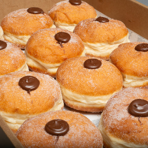 Nutella Filled Doughnuts Platter